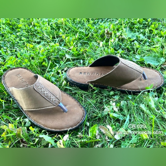 Men's Genuine Leather Sandals - Picture 4 of 5